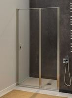 Душевая дверь Allen Brau Priority 90 профиль Серебро браш стекло прозрачное арт-3.31026.BA — фото 7, Распашные душевые двери