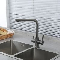 Товар: Смеситель для кухни Frap H52 Оружейная сталь арт-F4352-9 - фото 3 Смеситель для кухни Frap H52 Оружейная сталь арт-F4352-9 — фото 3, Смесители для кухни