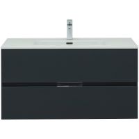 Товар: Комплект мебели для ванной Aquanet Алвита New 100 подвесной Антрацит арт-274201 - фото 7 Комплект мебели для ванной Aquanet Алвита New 100 подвесной Антрацит арт-274201 — фото 7, Комплекты мебели для ванной