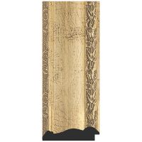 Зеркало Evoform Exclusive 92х62 с фацетом в багетной раме - Состаренное серебро с орнаментом 120 мм арт-BY 3428 — фото 2, Зеркала в ванную комнату