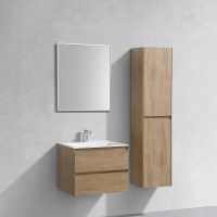 Тумба под раковину Vincea Luka 60 подвесная N.Oak арт-VMC-2L600NO — фото 10, Тумбы под раковину