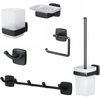 Товар: Набор аксессуаров для ванной AM.PM Gem Черный матовый арт-AK90D2106B - фото 1 Набор аксессуаров для ванной AM.PM Gem Черный матовый арт-AK90D2106B — фото 1, Наборы аксессуаров для ванной комнаты