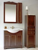 Товар: Шкаф пенал Orange Classic 40 Орех арт-F7-40PE1 - фото 3 Шкаф пенал Orange Classic 40 Орех арт-F7-40PE1 — фото 3, Пеналы для ванной комнаты