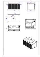 Тумба под раковину WellWant Aura 80 подвесная Серо-зеленая арт-WWM000800G — фото 5, Тумбы под раковину