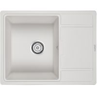 Кухонная мойка Paulmark Flugen 50-650 Белая арт-PM216550-WH — фото 1, Кухонные мойки