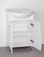 Тумба под раковину Style Line Эко Стандарт 12 55 Белый глянец арт-ЛС-000010055 — фото 3, Тумбы под раковину