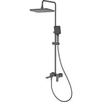 Душевая система Splenka Графит матовый арт-S01.24.09 — фото 1, Душевые стойки