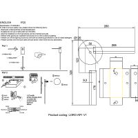 Настенный светильник Crystal Lux Белый Черный арт-LORO AP1 V1 BLACK — фото 3, Бра