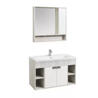 Товар: Зеркало со шкафом Aquaton Флай 100 Белый Дуб крафт арт-1A237802FAX10 - фото 3 Зеркало со шкафом Aquaton Флай 100 Белый Дуб крафт арт-1A237802FAX10 — фото 3, Зеркальные шкафы в ванную