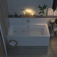 Акриловая ванна Berges Tari 170x80 без гидромассажа арт-050030 — фото 9, Акриловые ванны