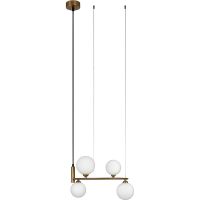 Подвесной светильник Maytoni Modern Ring Белый Латунь арт-MOD013PL-04BS1 — фото 1, Подвесные светильники