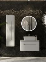 Зеркало Jorno Shine 65 с подсветкой с сенсорным выключателем арт-Shi.02.65/W — фото 4, Зеркала в ванную комнату