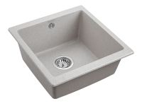 Кухонная мойка Paulmark Gera 50 Серая арт-PM104546-GR — фото 2, Кухонные мойки