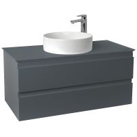 Тумба под раковину Jacob Delafon Madeleine 100 подвесная Серый матовый арт-EB2084-J54 — фото 1, Тумбы под раковину