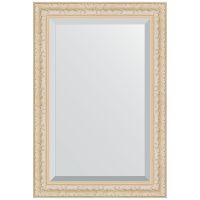 Зеркало Evoform Exclusive 95х65 с фацетом в багетной раме - Старый гипс 82 мм арт-BY 1272 — фото 1, Зеркала в ванную комнату