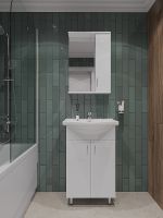 Товар: Тумба с раковиной Orange Лайт 60 Белый глянец арт-LA-60TUW+RA - фото 5 Тумба с раковиной Orange Лайт 60 Белый глянец арт-LA-60TUW+RA — фото 5, Тумбы с раковиной