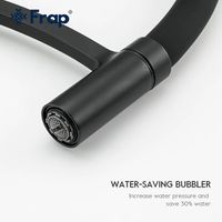 Смеситель для кухни Frap Черный матовый арт-F4552-6 — фото 5, Смесители для кухни