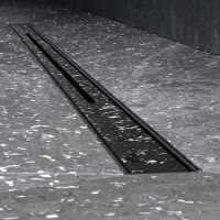 Душевой лоток AM.PM MasterFlow 100 с Черной матовой решеткой Slim line арт-W01SC-S11-100-05BM — фото 7, Душевые лотки