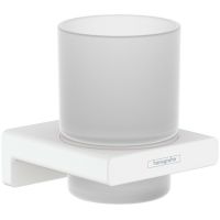 Стакан для зубных щеток Hansgrohe AddStoris Белый матовый арт-41749700 — фото 1, Стаканы для зубных щеток