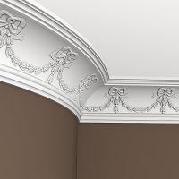 Товар: Карниз гибкий Европласт 1.50.120 2000x143x122 мм арт-1.50.120 (гибкий) - фото 2 Карниз гибкий Европласт 1.50.120 2000x143x122 мм арт-1.50.120 (гибкий) — фото 2, Карнизы