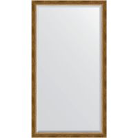 Зеркало Evoform Exclusive Floor 198х108 с фацетом в багетной раме - Состаренная бронза с плетением 70 мм арт-BY 6143 — фото 1, Зеркала в ванную комнату