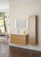 Тумба с раковиной SanVit Мэри-2 90 L в цвете Ral подвесная Желтый глянец арт-kmery902 — фото 4, Тумбы с раковиной