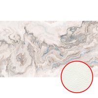 Фреска Ortograf Misto 34013 Фактура флок FLK Флизелин (4,7*2,7) Бежевый/Голубой, Абстракция арт-34013 (флок FLK) — фото 1, Фрески