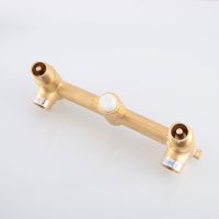 Смеситель для раковины Vincea Groove Брашированное золото арт-VBFW-4G1BG4 — фото 4, Смесители для раковины