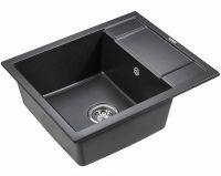 Кухонная мойка Paulmark Flugen 50-600 Черная арт-PM216050-BL — фото 2, Кухонные мойки