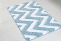 Коврик для ванной комнаты Fixsen River 800х500 Голубой арт-FX-5004C — фото 3, Коврики для ванной комнаты