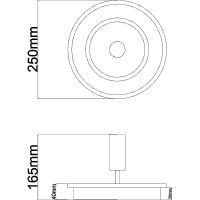 Потолочный светильник Artelamp Tommy Белый Черный арт-A2607AP-20BK — фото 4, Споты