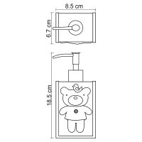 Дозатор для жидкого мыла WasserKRAFT Lossa Синий арт-K-3499 — фото 5, Дозаторы