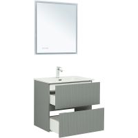 Тумба под раковину Aquanet Джейн 70 подвесная Мисти грин арт-313317 — фото 7, Тумбы под раковину