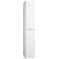 Шкаф пенал Style Line Даймонд 30 Люкс Plus подвесной Белый глянец арт-СС-00000484 — фото 1, Пеналы для ванной комнаты