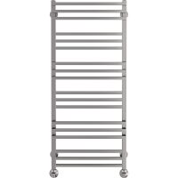 Водяной полотенцесушитель Terminus Нойс П18 500x1200 Хром, нижнее подключение, G 1/2" ВР, с комплектом вентилей арт-4630080268418 — фото 2, Водяные полотенцесушители