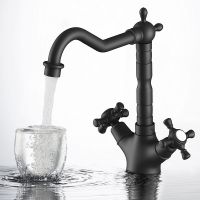 Смеситель для раковины Timo Nelson Черный арт-0143/03F — фото 2, Смесители для раковины