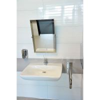 Косметическое зеркало Bemeta Help Нержавеющая сталь матовая арт-301401042 — фото 2, Косметические зеркала