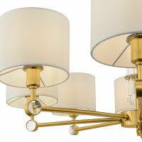 Люстра Maytoni Neoclassic Alloro Белая Латунь арт-MOD088PL-08BS — фото 2, Люстры