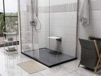 Душевой поддон из искусственного камня WasserKRAFT Wiese 120x90 Серый матовый арт-84T07 — фото 2, Душевые поддоны из искусственного камня