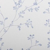 Обои Andrea Rossi Spectrum Pro Винил на флизелине (1,06*10) Белый/Голубой, Листья арт-54382-5 — фото 1, Обои для стен