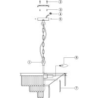 Люстра Maytoni Neoclassic Revero Прозрачная Золото арт-MOD085PL-07G — фото 6, Люстры