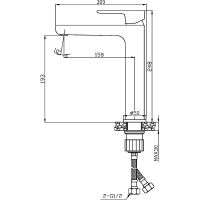 Смеситель для раковины Agger Gorgeous Хром арт-A0212100 — фото 8, Смесители для раковины
