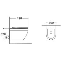 Комплект унитаза с инсталляцией Aquatek с сиденьем Микролифт и клавишей смыва Хром матовый арт-SET AQUATEK ЛЕЯ cm-014 4в1 — фото 14, Комплекты унитаз + инсталляция