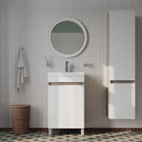 Товар: Тумба с раковиной Iddis Zodiac 50 Белая матовая Дерево арт-ZOD5ADFi95K - фото 5 Тумба с раковиной Iddis Zodiac 50 Белая матовая Дерево арт-ZOD5ADFi95K — фото 5, Тумбы с раковиной