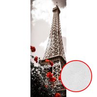 Фотообои Divino A-085 Фактура живопись Винил на флизелине (1*2,7) Серый/Красный, Город арт-A-085 (живопись) — фото 1, Обои для стен