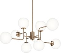 Люстра Maytoni Modern Erich Белая Латунь арт-MOD221-PL-08-G — фото 5, Люстры