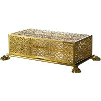 Контейнер для салфеток Migliore Elisabetta Золото арт-17068 — фото 1, Боксы для салфеток