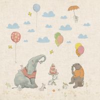 Товар: Фреска детская Ortograf Для самых маленьких 33721 Фактура флок FLK Флизелин (2,7*2,7) Бежевый/Разноцветный, Животные/Воздушные шары арт-33721 (флок FLK) - фото 2 Фреска детская Ortograf Для самых маленьких 33721 Фактура флок FLK Флизелин (2,7*2,7) Бежевый/Разноцветный, Животные/Воздушные шары арт-33721 (флок FLK) — фото 2, Фрески