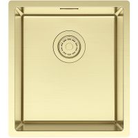 Кухонная мойка Paulmark Yuni 39 Uni Светлое золото арт-YU39-LG — фото 1, Кухонные мойки