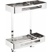 Товар: Полка корзина Azario Хром арт-AZ-170-2 - фото 1 Полка корзина Azario Хром арт-AZ-170-2 — фото 1, Полки для ванной и душа